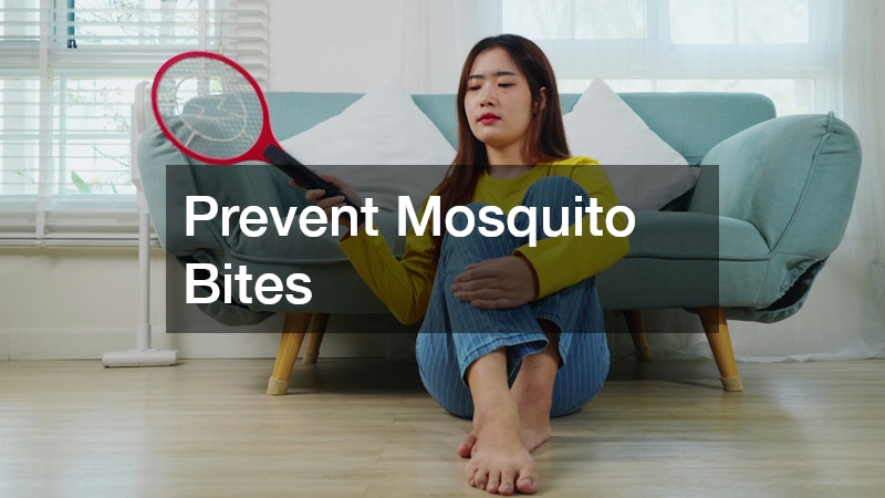 woman holding a mosquito killer
