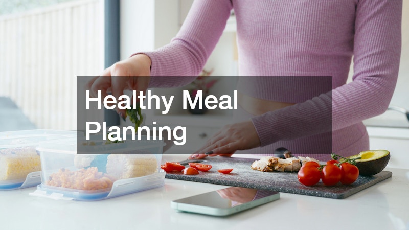 preparing a healthy meal